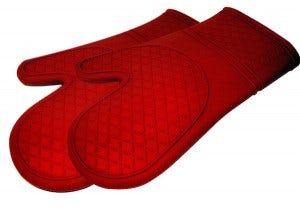 Picture of Kitchen Elements Ultra-Flex Red Silicone Kitchen Cooking Mitt